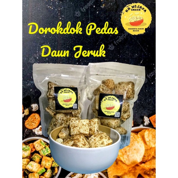 

Kerupuk Rambak/darokdok Pedas Daun Jeruk