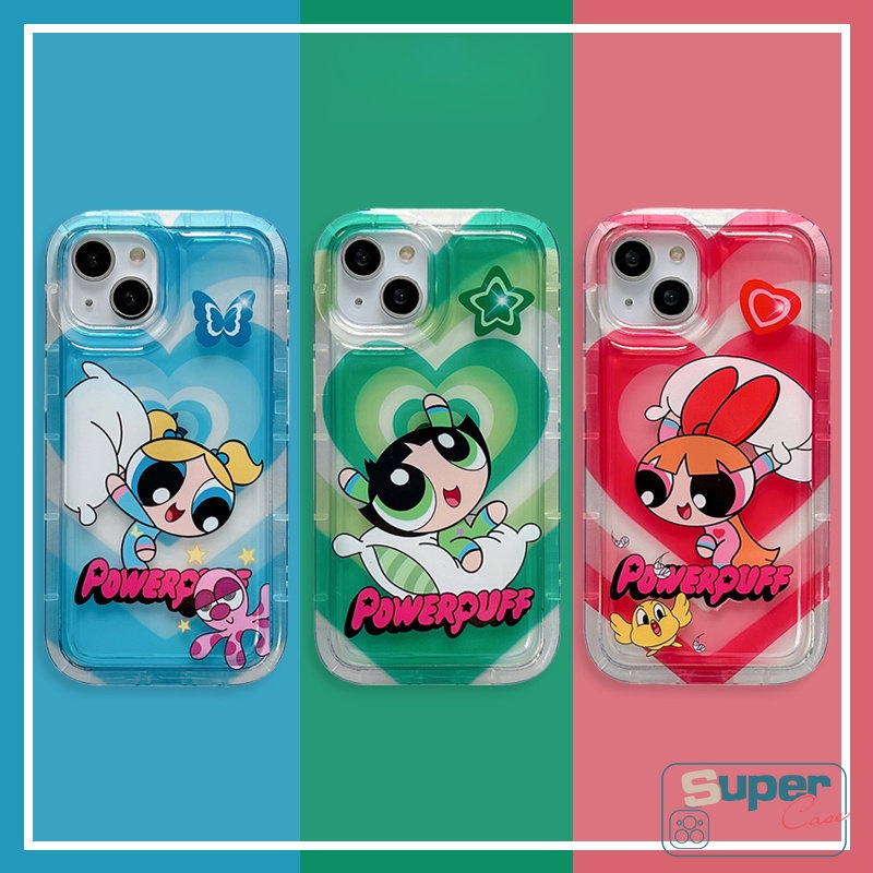 Soft Case TPU Motif Kartun The Girls Untuk iPhone 11 14 13 12 Pro MAX XR 7 8 6 6S Plus X XS MAX