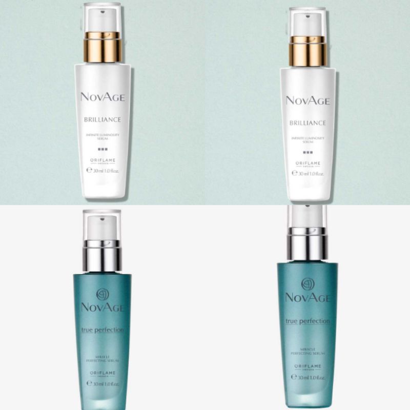 PROMO NovAge True Perfection Miracle Perfecting Serum//Novage Brilliance Infinite Luminosity Serum