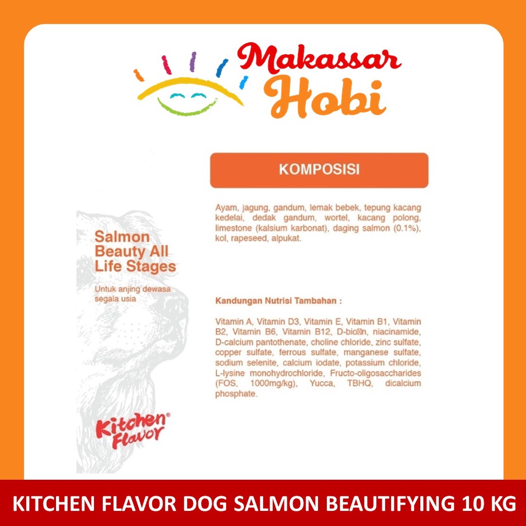 Kitchen Flavor Nature Gourmet BEAUTY Salmon All Life Stages Dog 10kg