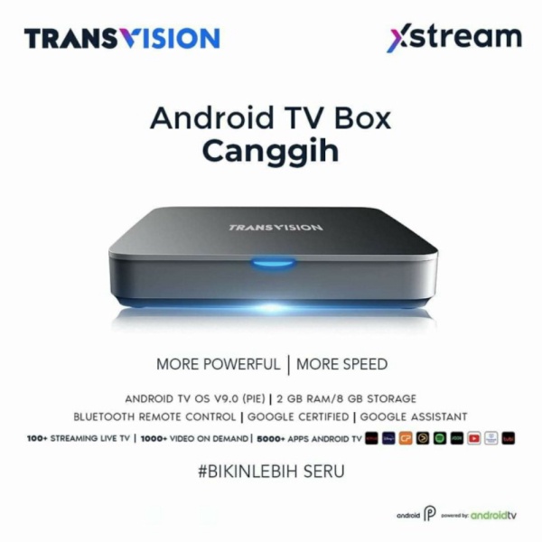 Android Box Transvision XSTREAM 2nd Gen - Google Certified Diskon