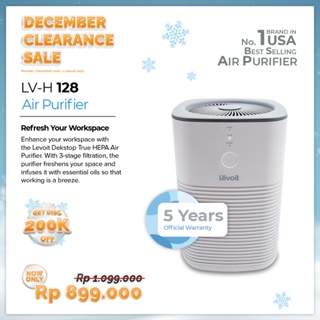 Levoit Desk Air Purifier LV-H128 Dual HEPA Filter H13 With Aroma USA Original