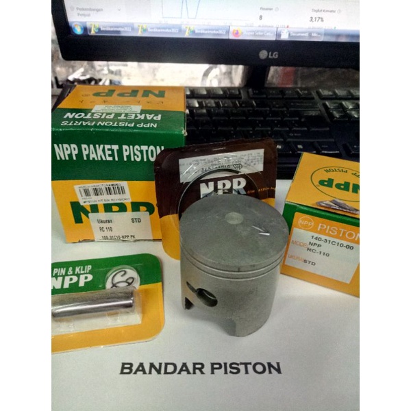 PISTON KIT NPP SUZUKI RC110 RC 110 CRYSTAL TORNADO GS