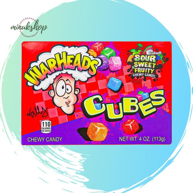 

BAYAR DITEMPAT Warheads Sour Candy Chewy Cubes Permen Import USA 113gr /PERMEN LUNAK/PERMEN VIRAL/PERMEN MILO/PERMEN YUPI/PERMEN JADUL/PERMEN KARET