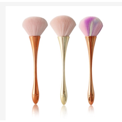 Kuas Makeup Brush Pipi Tangan Panjang Aksesoris Makeup Ramping Super Berbulu High Quality Blush