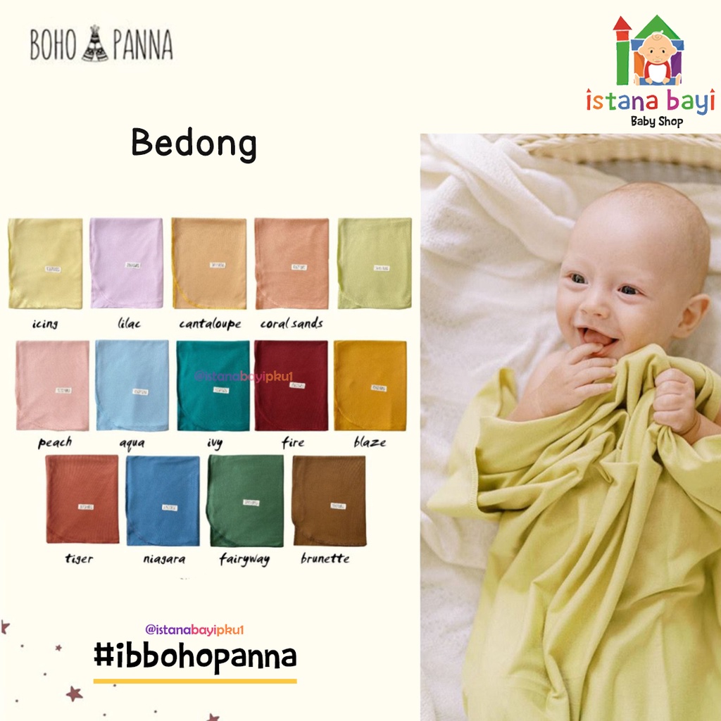 BOHOPANNA - SWADDLE - Bedong Bayi 1 Pcs