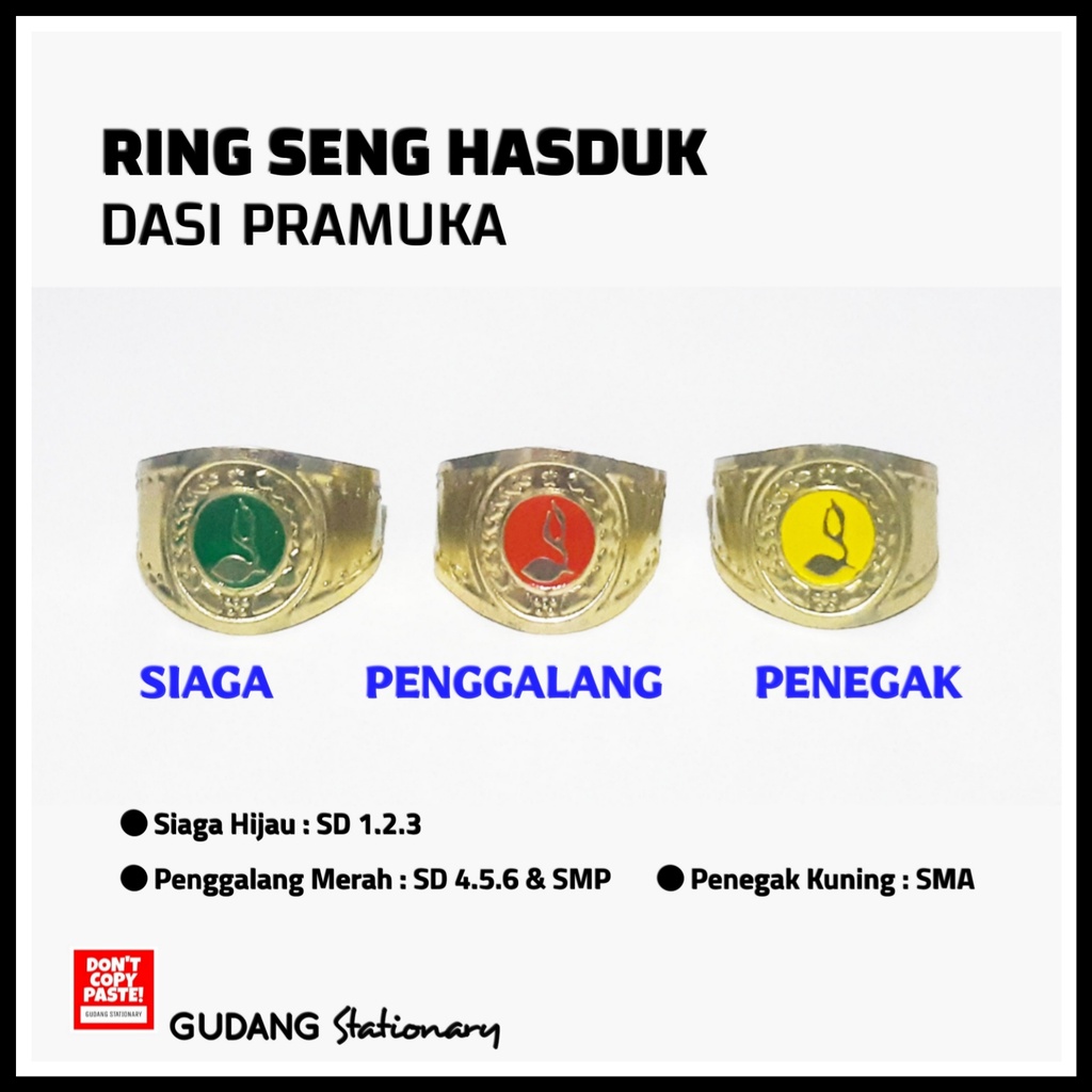 Ring Hasduk Dasi Setangan Pramuka