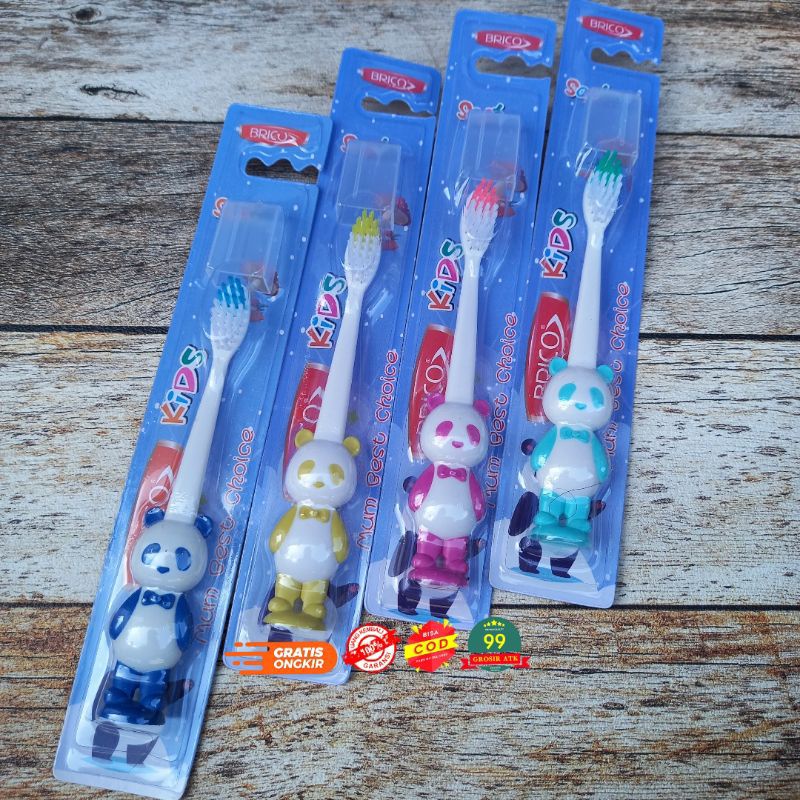 (1 pcs) BRICO KIDS_Sikat gigi Karakter/sikat gigi anak/sikat brico/briko