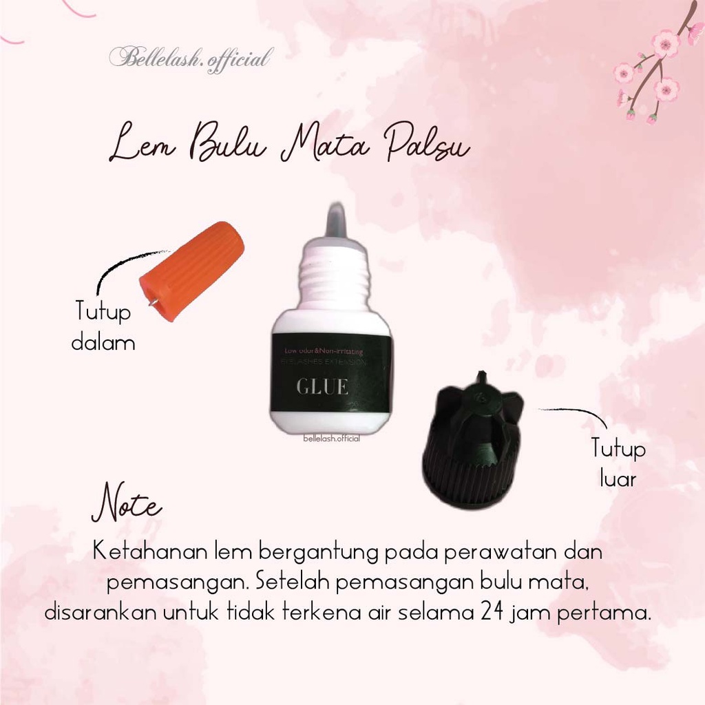 Lem Bulu Mata Tanam Tidak Perih di Mata Glue Adhesive Eyelash Extension