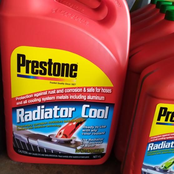 air radiator coolant prestone 4lt - Hijau