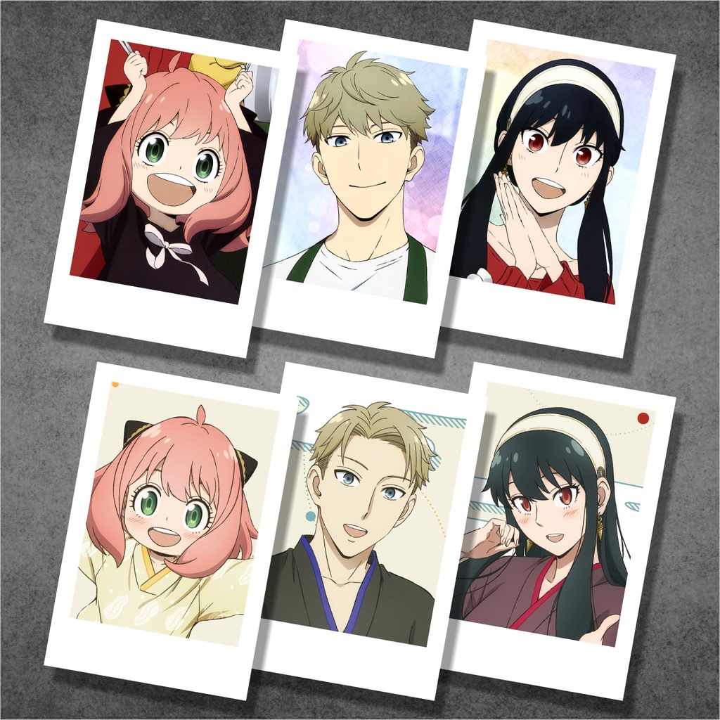 Koleksi Polaroid Anime Spy X Family B - Anya Loid Yor - Poster