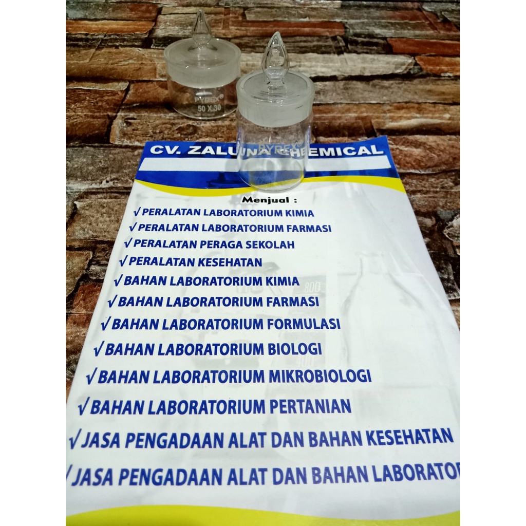 Botol Timbang / Weighing Bottle Pyrex