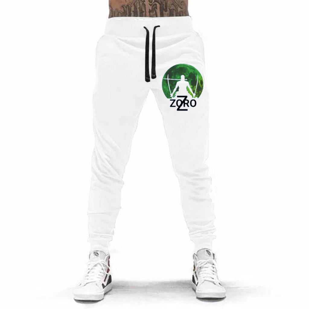 CELANA PANJANG JOGGER BAHAN FLEECE TEBAL ZORO / KUALITAS PREMIUM UNISEX / CELANA PANJANG PRINTING TERLARIS