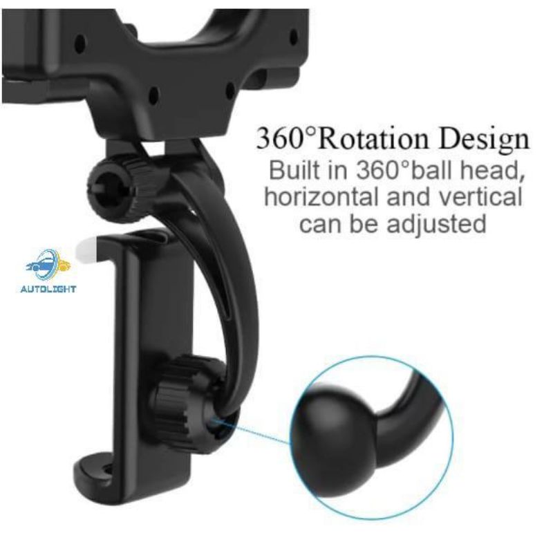Phone Holder Mobil Universal 4 in 1 Dudukan HP Fleksibel Original Car Phone Holder Gantung 360°