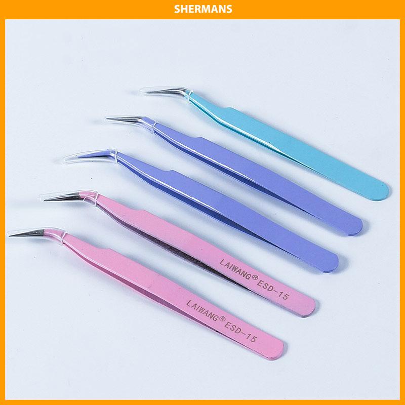 

[Ready Stock❤️]Pinset Lengkung Gundam Stiker Scrapbook Tools Warna Pastel Lucu Tweezer Sticker Pinset sherman