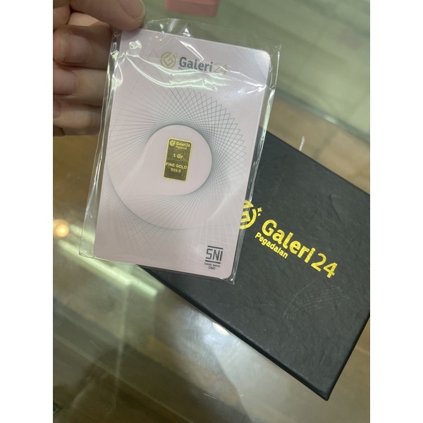 Logam Mulia galeri 24 999.9 berat 1gram