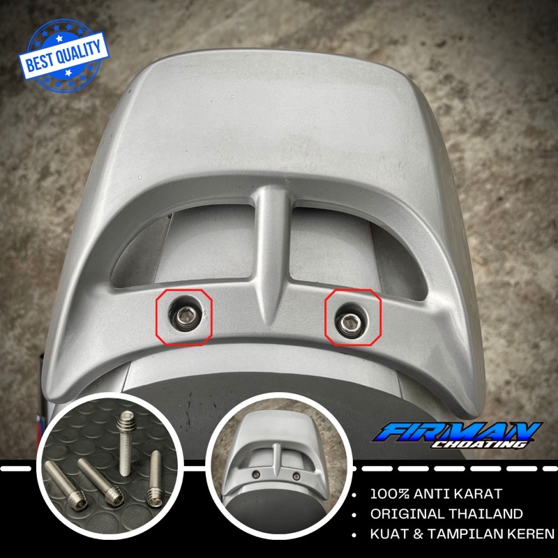 Probolt baut begel belakang F1zr M8x30 drat 12 panjang 3cm (2biji)