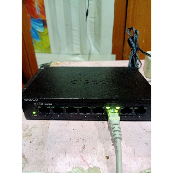 Jual switch hub Cisco SG90D08 gigabite seken Shopee Indonesia