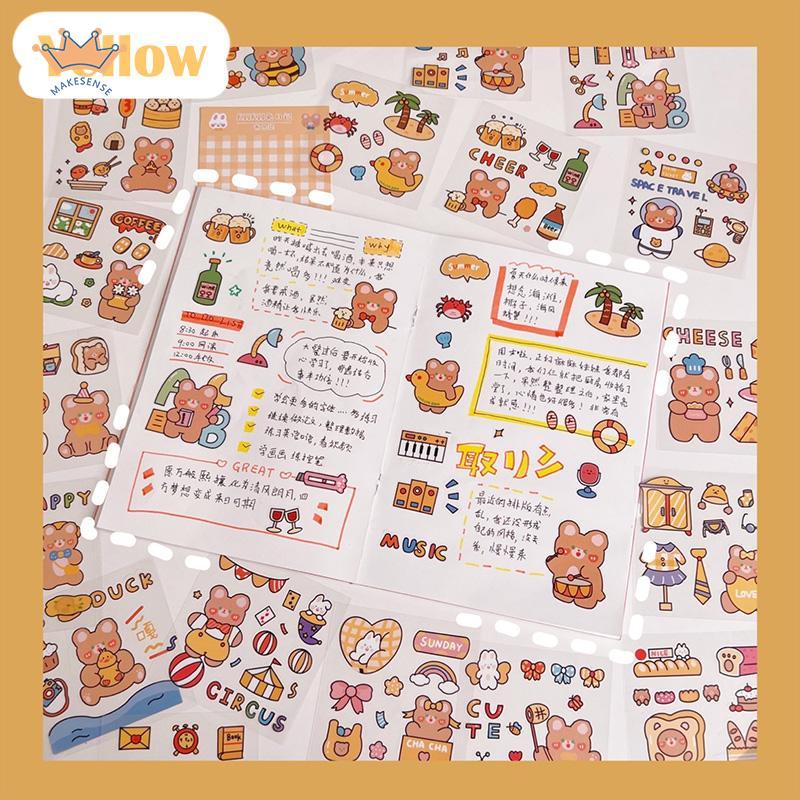 

20PCS/Set Stiker Motif Kartun Korea Lucu Anti Air Dekorasi pola kecil Handbook Scrapbook DIY MK
