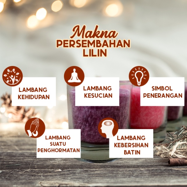 Lilin Doa Advent / Adven Natal / Lilin Misa Ungu + Pink Gelas Marble 2