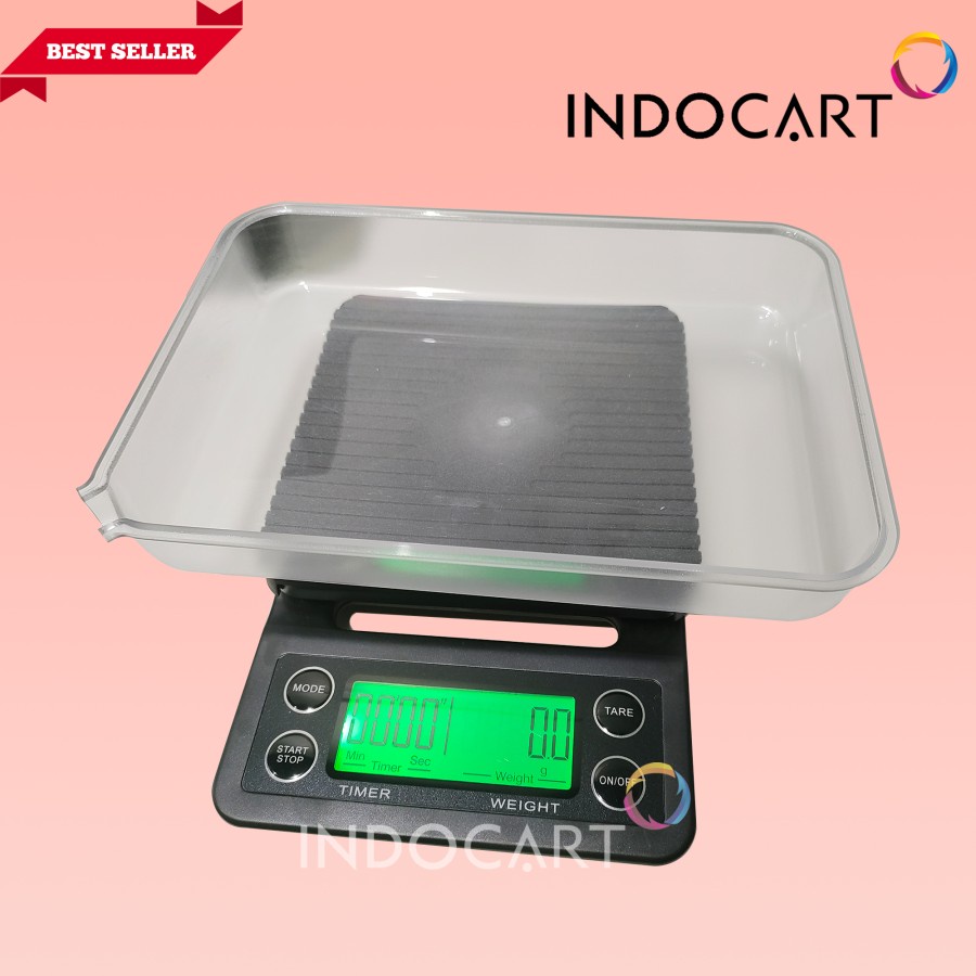 Timbangan Toner Digital-Timer Scale Max. 5kg dengan Akurasi 0.1gr