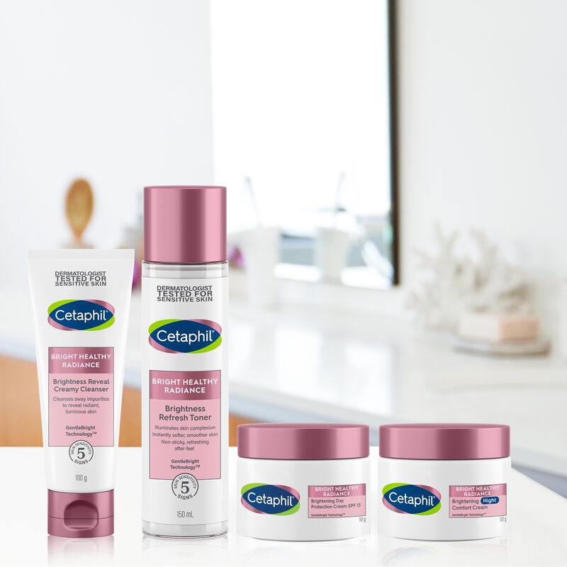 Cetaphil Bright Healthy Radiance Brightening HRB Cream Day / Night cream / toner/ creamy face cleanser