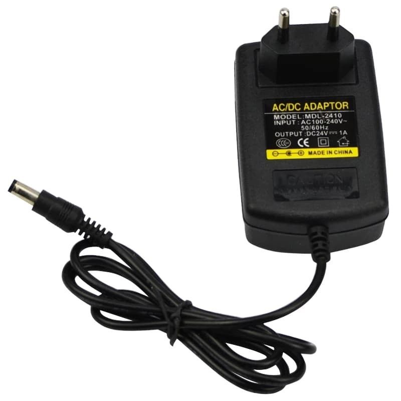 Adaptor 24V 1A High Quality, 24 Volt 1 Ampere Switching Power Supply SMPS PSU DC Jack 5.5X2.1MM