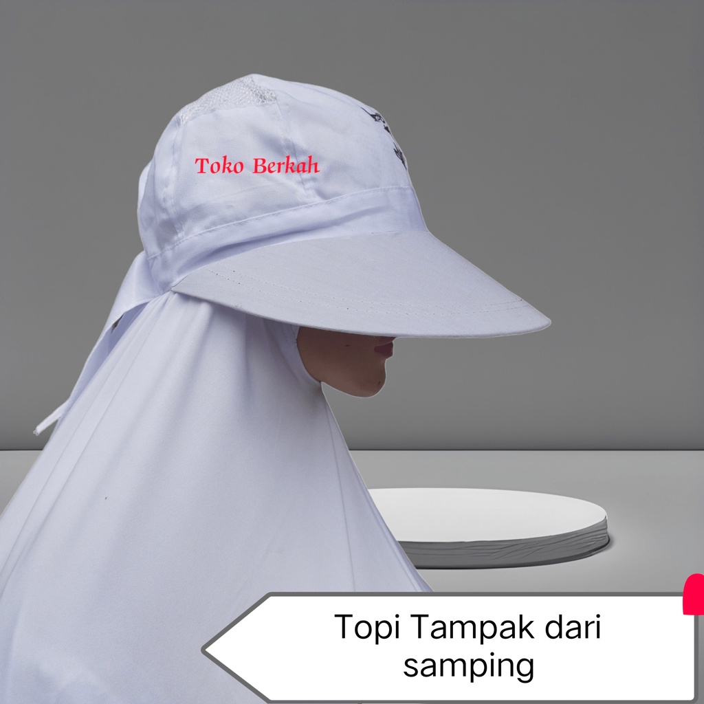 Topi Haji dan umroh logo indonesia