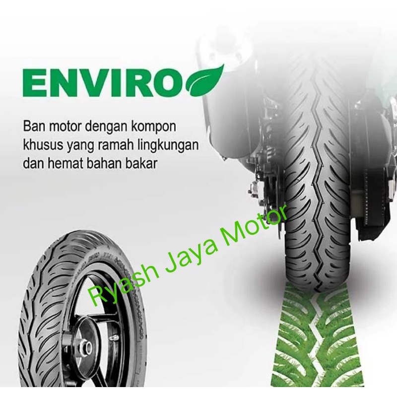 Ban Tubeless Belakang IRC Enviro uk. 90/90-14 for vario 150/125 new/old/beat F1/esp/pop/street/Mio J/Mio M3/Scoopy/F1/Genio/Spacy/f1 free pentil