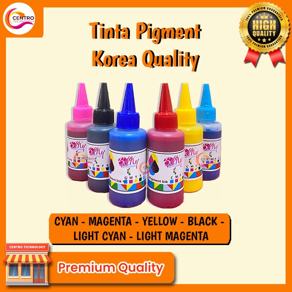 Tinta Pigment Printer Epson Isi 100ml | Tinta Epson Tinta Photo Premium Kualitas Korea