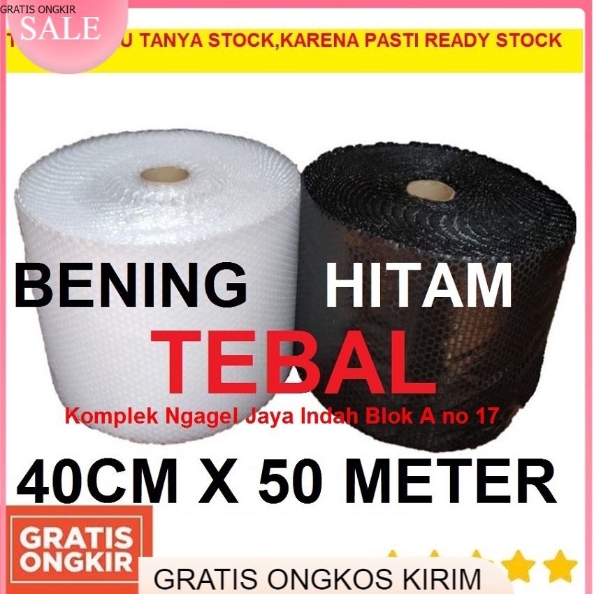 

Bubble Wrap 40 cm x 50 m Murah Tebal Semarang