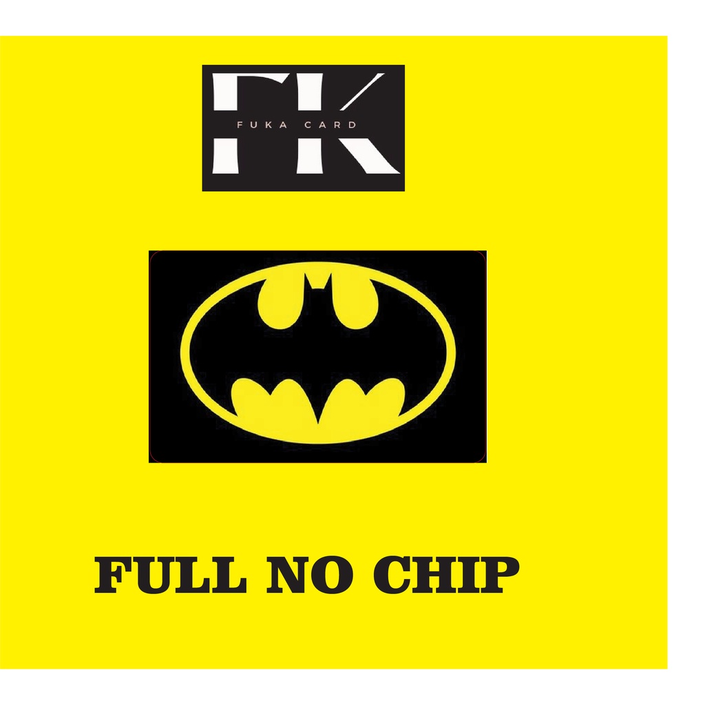 SUPERMAN vs batman LOGO SPECIAL EDITION skincard skin atm flazz kredit id card best - skin card waterproof anti air sticker atm