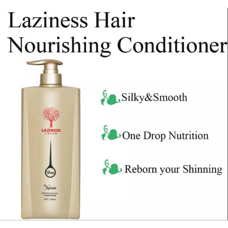 Yafeila Laziness Shampoo dan Conditioner 500ml