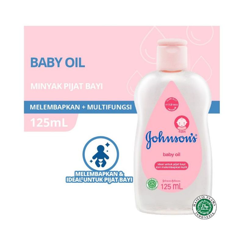 Johnson's Baby Oil 125ml