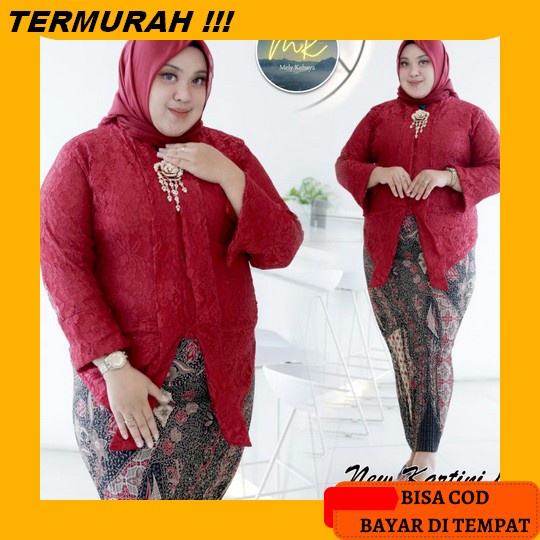 Ready Stok | Baju Gamis Rayya Wanita Terbaru | Model Dress Rempel Kebaya Gamis Brukat Rayya Raya Dre