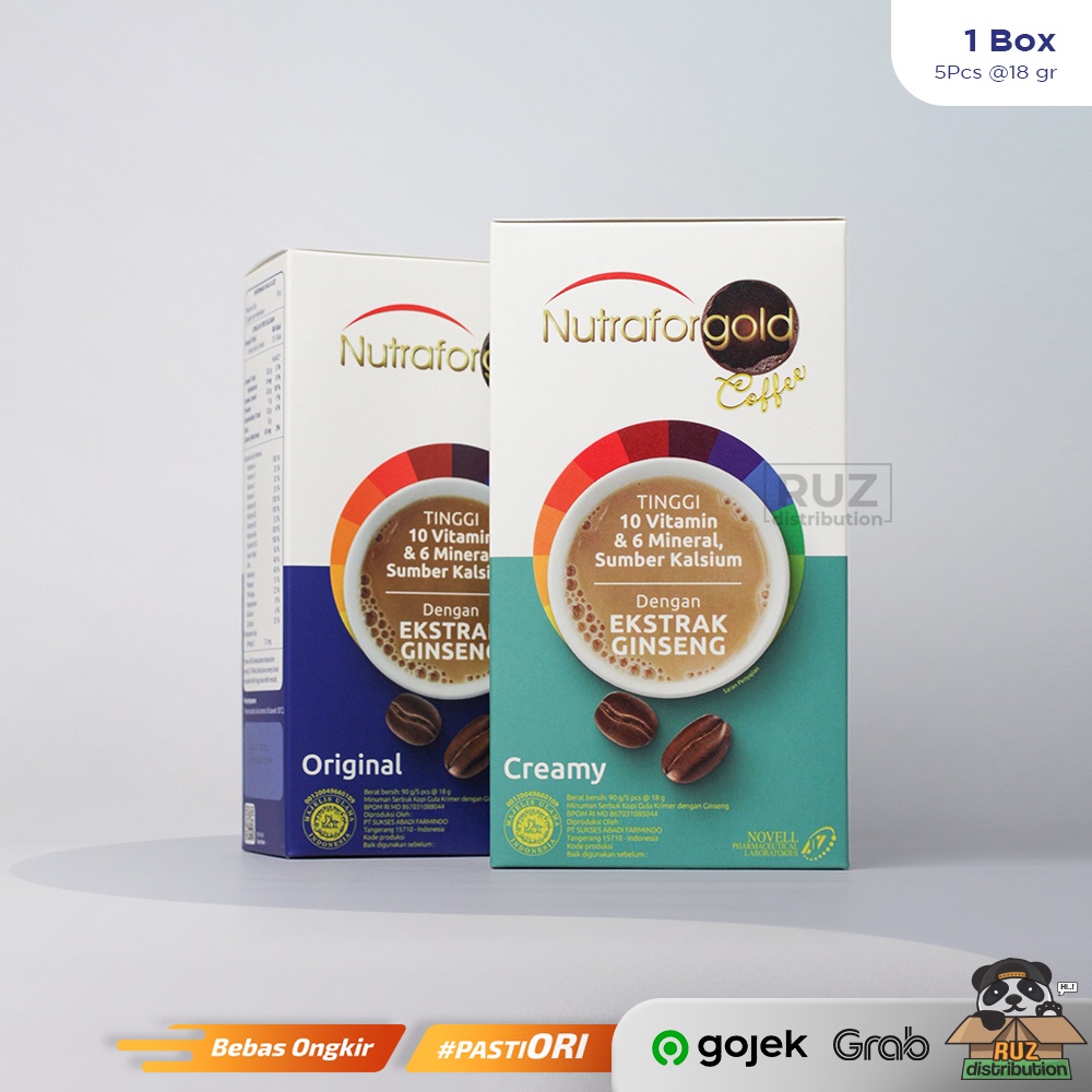 Nutrafor Gold Coffee Kopi Ekstrak Ginseng Sachet