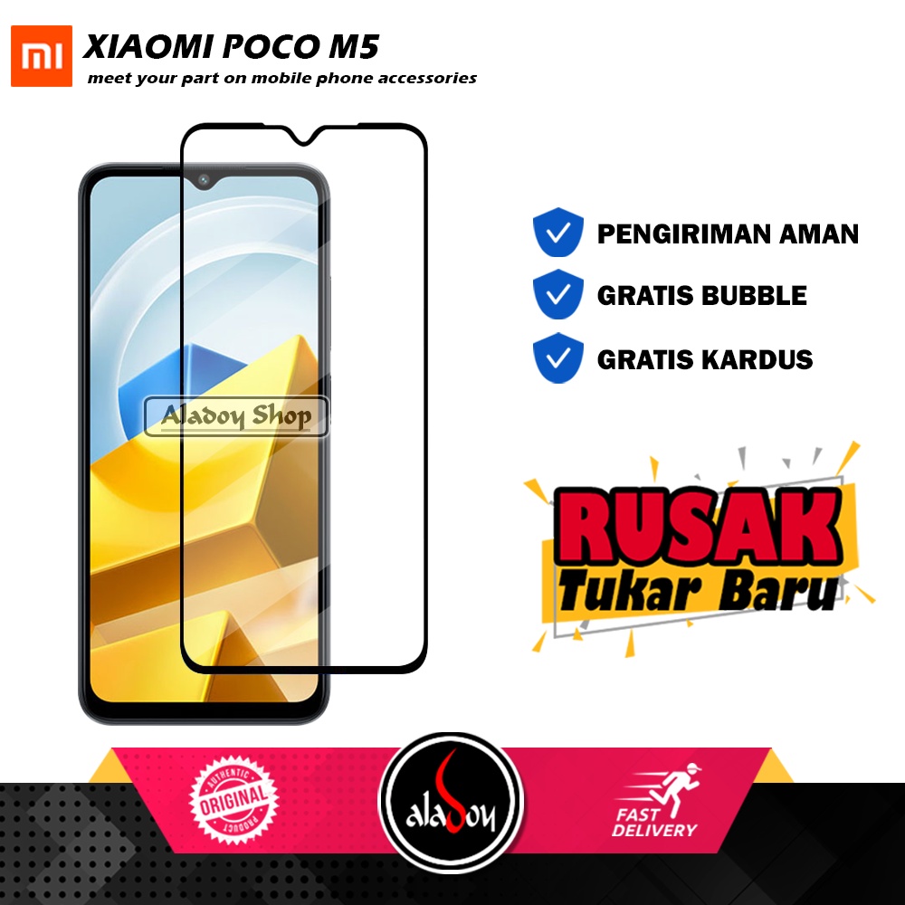 PROMO Case Xiaomi Poco M5 4G Ultrathin Cristal Clear HD Premium Softcase Free Tempered Glass Layar