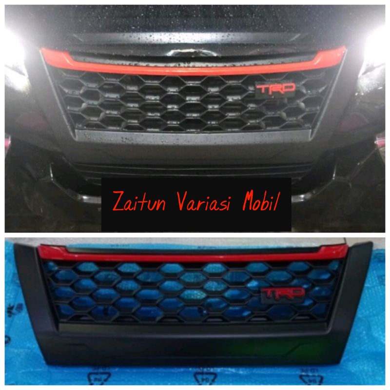 Grill fortuner All New VRZ SRZ TRD G 2016-2019 thitum import list Merah Gril
