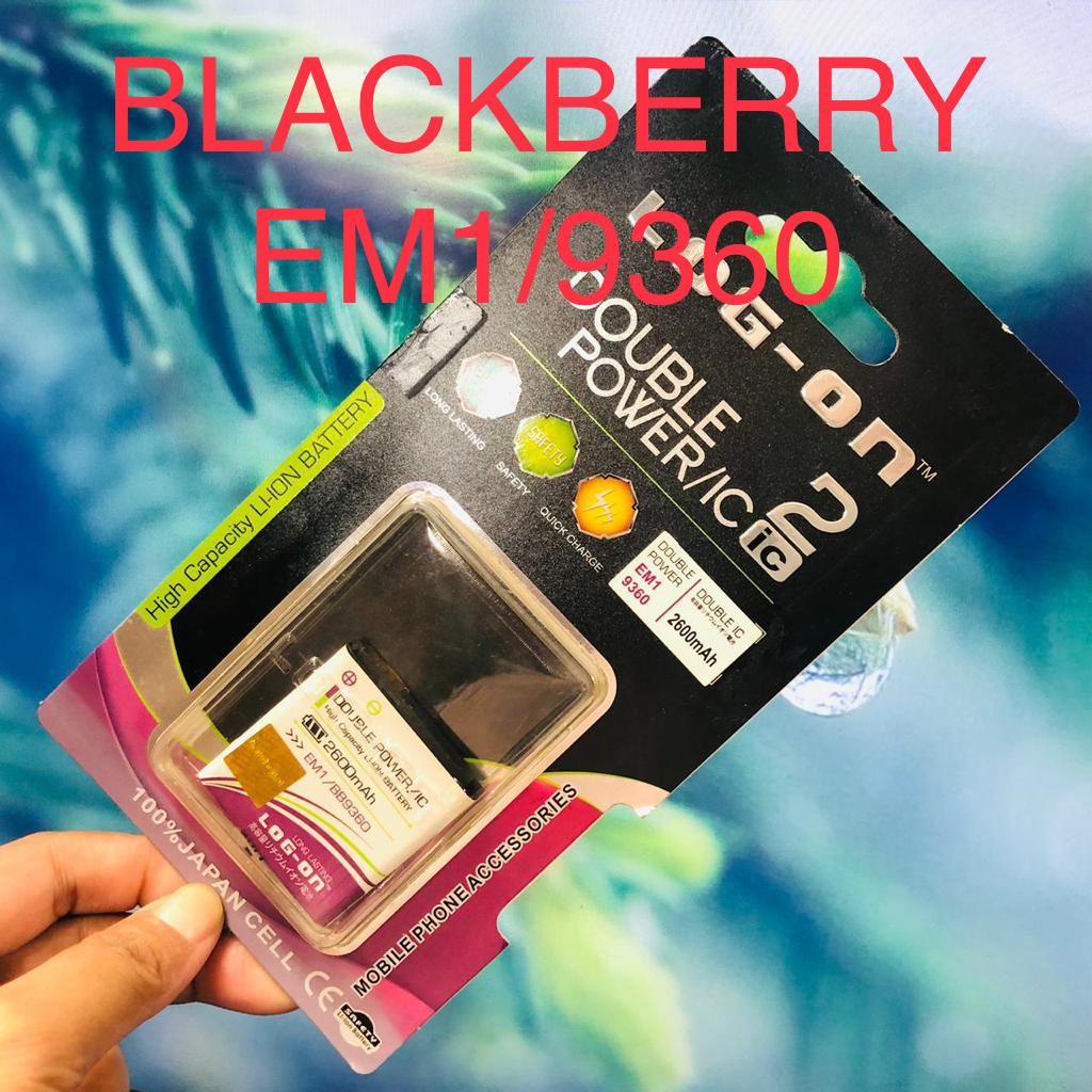 PROMO!!BATT BATERAI LOG ON DOBEL BLACKBERRY JM 19900/ BLACKBERRY DX1 8900/ BLACKBERRY EM 19360/ BLACKBERRY FM1, 9105/ BLACKBERRY F-S1 9800