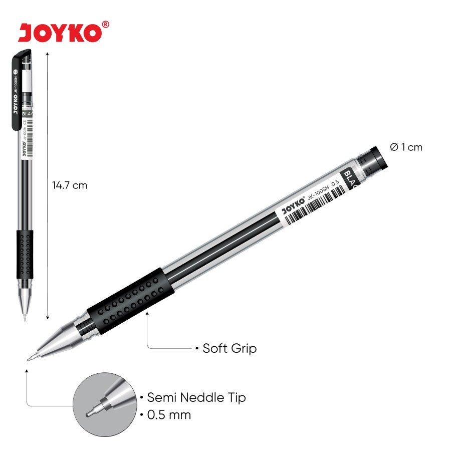 

Gel Pen Pulpen Pena Joyko JK-100SN JK 100 SN 0.5 mm