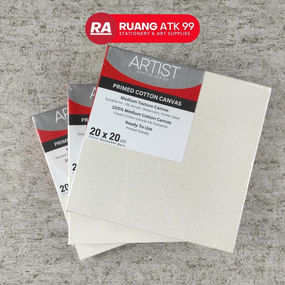 

Artist Canvas Cotton Canvas Series Kanvas Lukis Cotton Medium Texture Value Pack Set Isi 3 Pcs Ukuran 20x20 cm