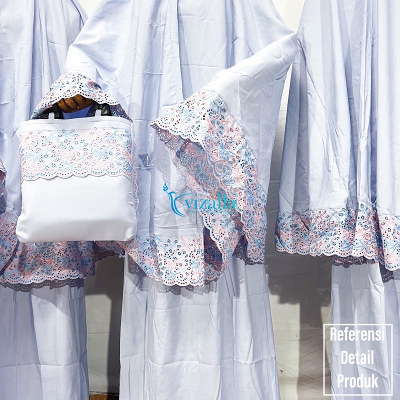 Mukena Syahbani/ Mukena Khadijah Two tone/ Mukena Dewasa