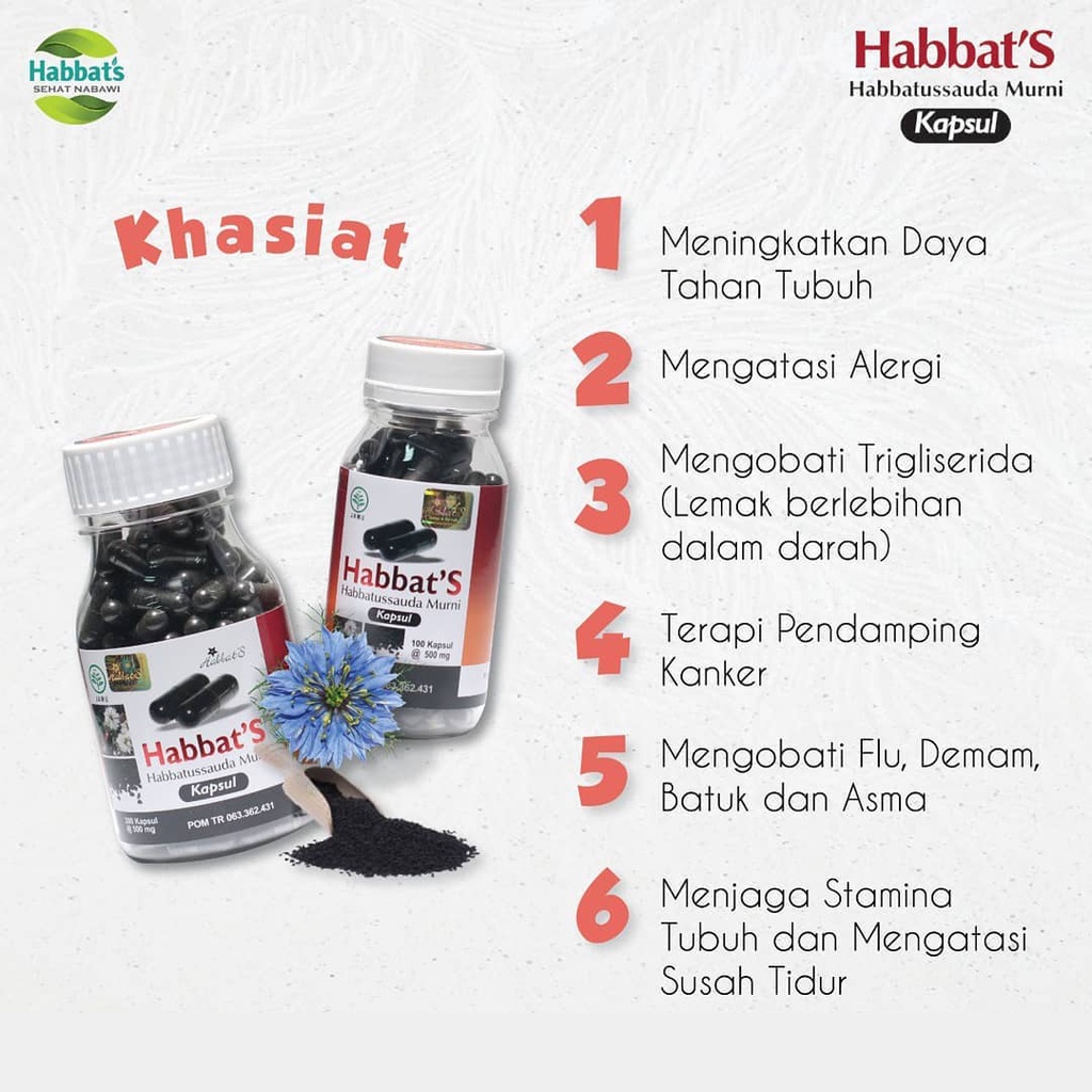 Habbatussauda Original Asli Cap Kurma Ajwa 100 120 210 Kapsul