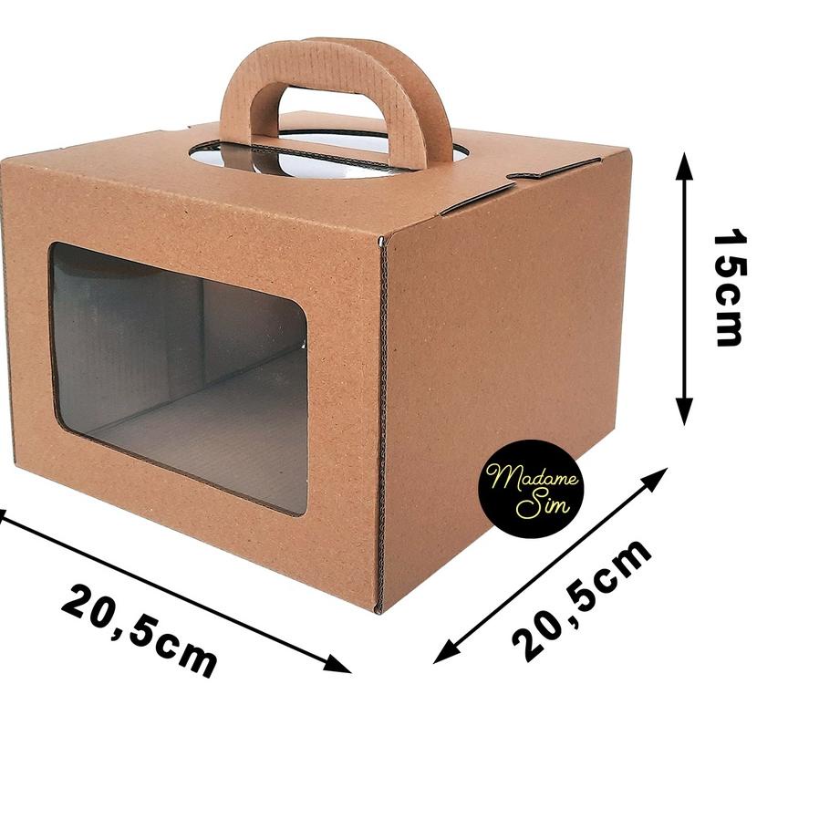 

Terjangkau KOTAK KUE - CAKE BOX - DUS BOLU 20x20x15 - MS-T ISI 10 PCS ペ