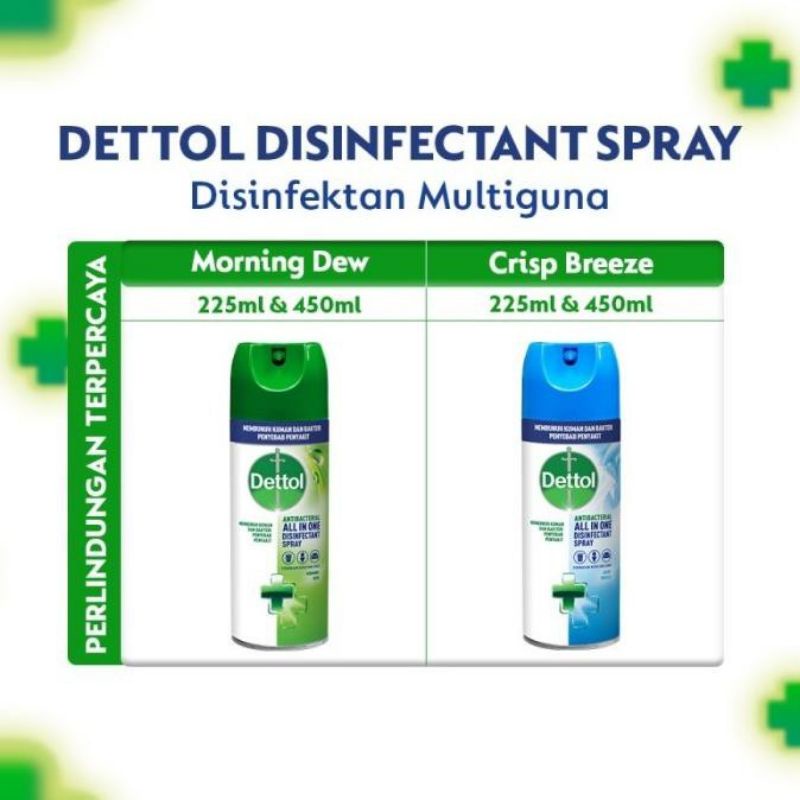 Dettol Disinfectant Sanitizer Antiseptic Spray 225Ml