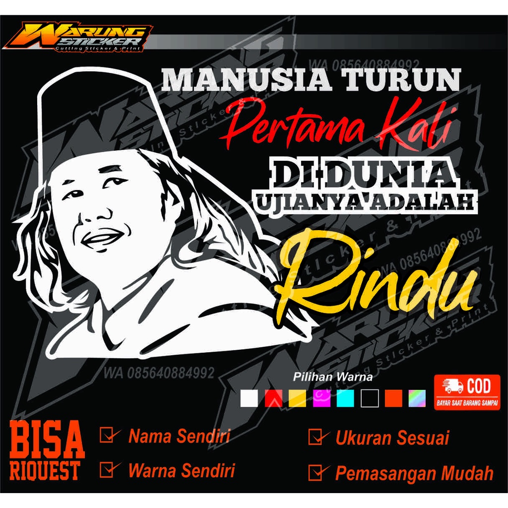 STICKER KACA PINTU/BODY MOBIL TRUCK/PICK UP/L300/RAGASA/CANTER/UMPLUNG