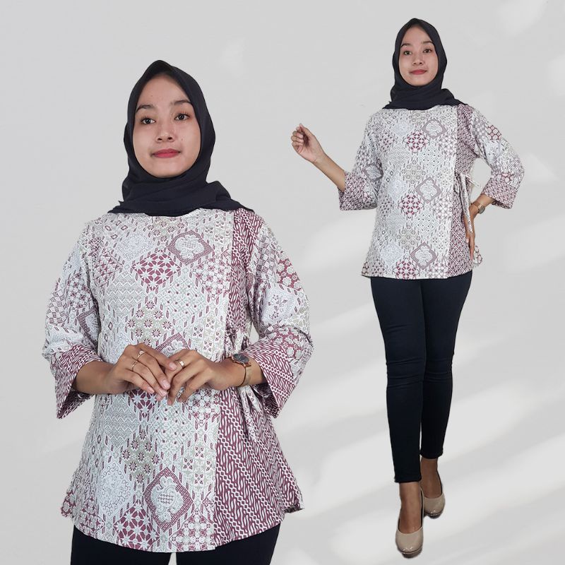 Blus Batik Soft Lengan 7/8 - Naira Batik