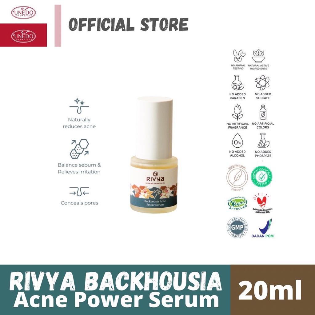 RIVYA Backhousia Acne Power Serum Untuk Berjerawat