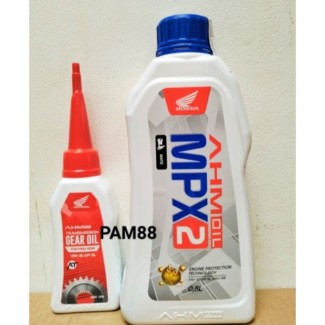 Paket 2 in 1...Oli Mpx2.. 800 ml..New  + Oli gear ahm 120 ml