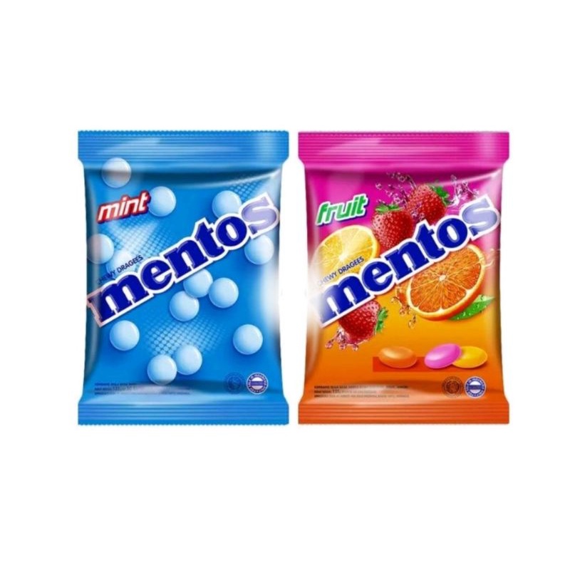 

PERMEN MENTOS MINT / BUAH ISI 50 BUTIR